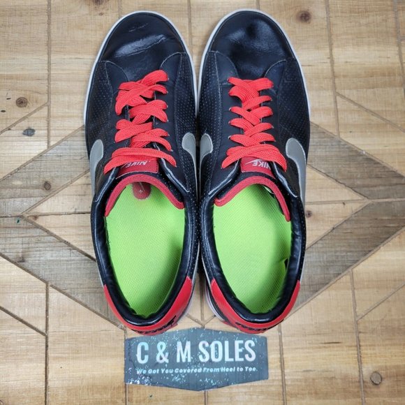 Nike Sweet Classic Low Retro BRS Shoes Black Red Silver 318333-009 RARE SZ 11.5 - Picture 8 of 9